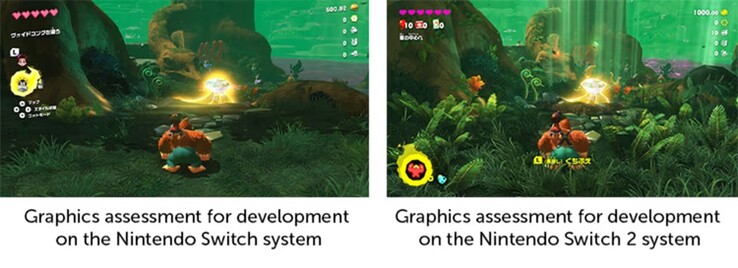 Donkey Kong Bananza jämförelse som ett Switch vs. Switch 2-spel (Bildkälla: Nintendo of America)