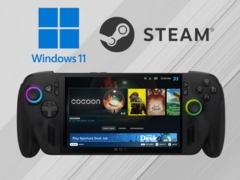 ROG Xbox Ally X som kör SteamOS (Bildkälla: Microsoft, Steam, Xbox Wire med redigeringar)