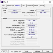 CPU-Z: Arbetsminne