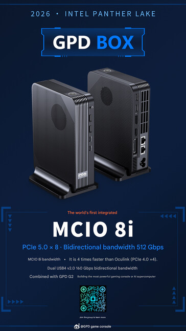 Panther Lake-driven Box mini-PC med MCIO (maskinöversatt)