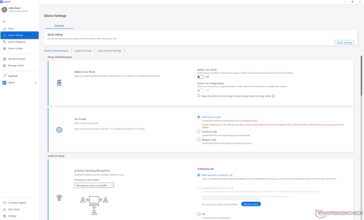 MyAsus är kontrollcentret för justering av specifika funktioner i systemet