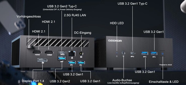 Geekom AS 5:s extrema portar (källa: Geekom)