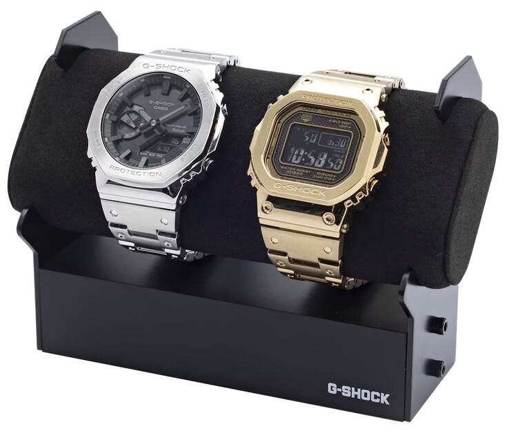 G-Shock klockhållare finns i versioner med en klocka och två klockor. (Bildkälla: Casio)