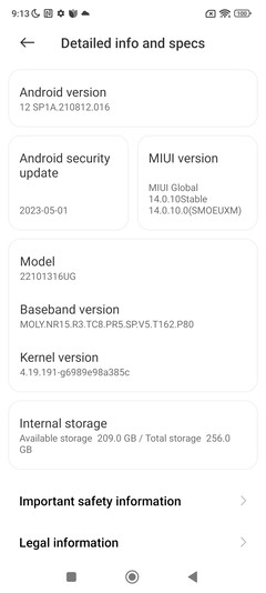 Programvara för Xiaomi Redmi Note 12 Pro+ 5G