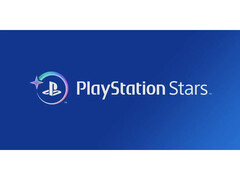 En reklambild för Sonys lojalitetsprogram PlayStation Stars med logotypen mot en blå bakgrund. (Bildkälla: Sony)