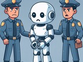 Grundaren av en påstådd AI-driven kassatjänst har gripits för bedrägeri. Appen förlitade sig enligt uppgift nästan helt på mänsklig input. (Bildkälla: Bing image generation)