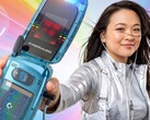 En marknadsföringsbild för Commodore 8020 Callback-klappmobilen