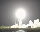 Bild av Falcon 9-raketen vid uppskjutning (Bildkälla: NASA; beskuren)