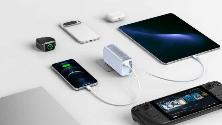 Rapid 3-i-1 powerbank har en total uteffekt på 45 W