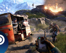 En skärmdump från Ubisofts öppna värld FPS Far Cry 4 som visar upp gameplay och strid i spelet. (Bildkälla: Steam - Redigerad)