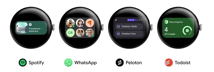 Google Wear OS 7 introducerar widgetar som är mycket lika Android widgetar.