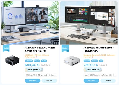 Acemagic rabattkampanj på Mini-PC