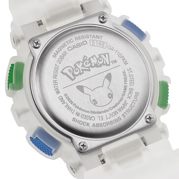 Baksidan på Pokémon 30-årsjubileum GA-110PKM-7A