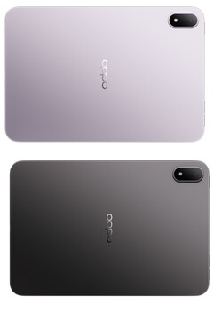 Oppo Pad Min i färgerna Monet Purple och Space Gray