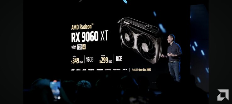 Radeon RX 9060 XT pris och tillgänglighet (bildkälla: AMD)