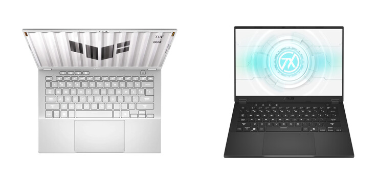 TUF Gaming A14 i sina två lanseringsfärger. (Bildkälla: Asus) 