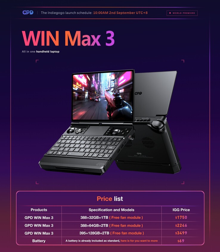 GPD Win Max 3 är precis så dyr som man kan förvänta sig att ett system utrustat med Strix Halo ska vara mitt i den pågående bristen på DRAM-minne.