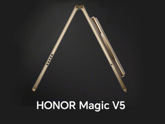 Honor Magic V5 må vara tunn, men dess kamerahus kommer att ge en hel del volym. (Bildkälla: Honor - redigerad)