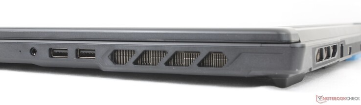 3,5 mm hörlursuttag, 2 st USB-A 3.2 Gen. 1