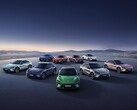 Ett urval av Xiaomi YU7 SUV:ar (Bildkälla: Xiaomi)