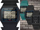 Casio F-B100W-1A, F-B100W-3A och F-B100WB-1A.