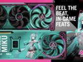 Asus RTX 5080 ROG Astral Hatsune Miku Edition: Kommer det att sjunga coil whine-sången? (Bildkälla: Videocardz.com)