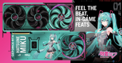 Asus RTX 5080 ROG Astral Hatsune Miku Edition: Kommer det att sjunga coil whine-sången? (Bildkälla: Videocardz.com)