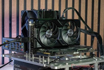 ASUS Dual GeForce RTX 4060 Ti OC under bullerutsläppstestet