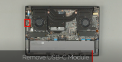 Insidan av Lenovo ThinkPad P1 Gen 8 (bildkälla: Lenovo Support YouTube channel).