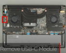 Insidan av Lenovo ThinkPad P1 Gen 8 (bildkälla: Lenovo Support YouTube channel).