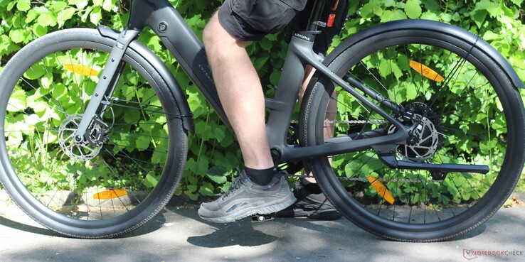 Cykeln är inte idealiskt lämpad för längre förare