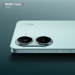 Redmi Turbo 4 Pro förväntas behålla den iPhone 16-liknande designen av Turbo 4. På bilden - Redmi Turbo 4 (Bildkälla: Xiaomi)