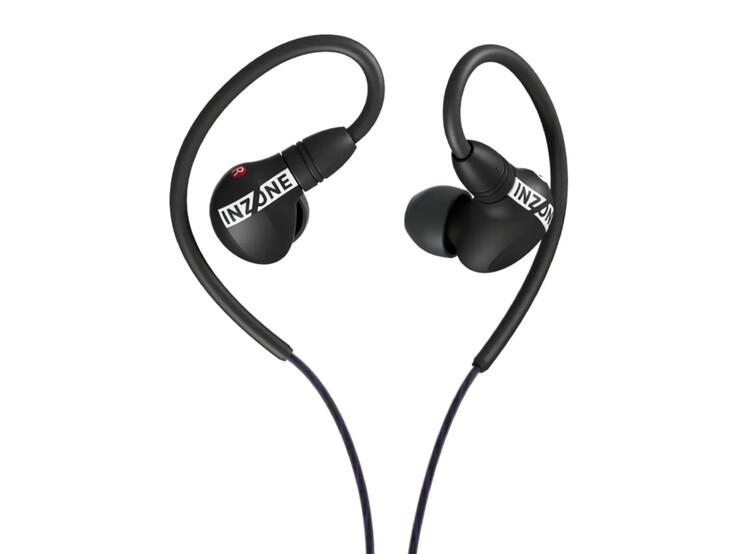 Sony Inzone E9 in-ear-monitorer i svart. (Bildkälla: Sony)