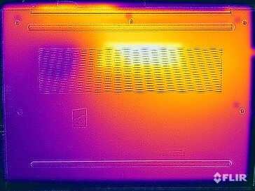 Yttemperaturer under belastningsprovning (nederst)