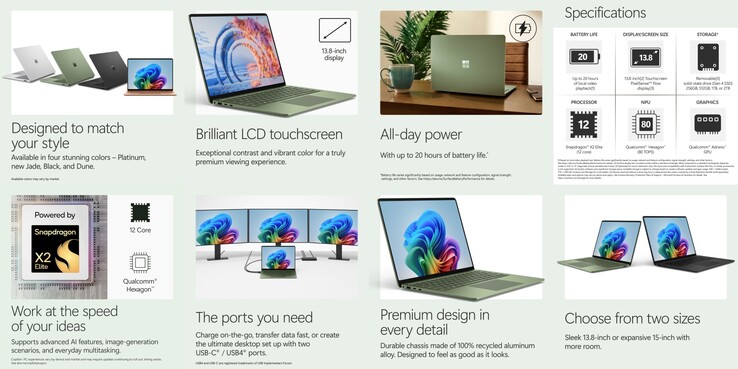 Den 13,8-tums Surface Laptop 8.