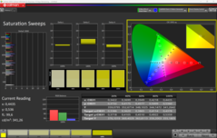 CalMAN-mättnad (profil: standard)