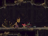 En bild som visar Den ångerfulle och en fiende i Blasphemous 2.