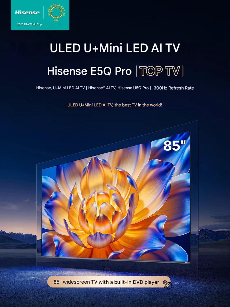 Hisense Xiaomo E5Q Pro TV (Bildkälla: Hisense)
