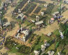 En bild som visar en stad i Age of Mythology: Retold.