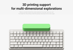NuPhy Node75 3D-printat tillbehör. (Bildkälla: NuPhy)