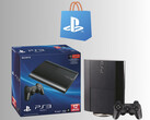 PlayStation Store-logotypen visas ovanför PS3-konsolen (Bildkälla: PlayStation Blog med ändringar)