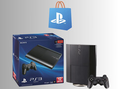 PlayStation Store-logotypen visas ovanför PS3-konsolen (Bildkälla: PlayStation Blog med ändringar)