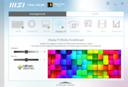 Färgprofiler med en knapptryckning med MSI True Color