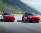 Tesla Model Y och Model 3 i färgen Ultra Red (Bildkälla: Tesla)