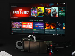 Trots att BC 250 har en nedbantad PlayStation 5 APU hanterar den spel ganska bra i 1080p-upplösning. På bilden: kortet som kör Bazzite (Bildkälla: ETA Prime) 