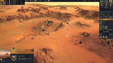 En bild som visar en strid i Dune: Spice Wars.