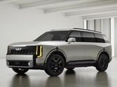 Kia Telluride 2027 avbildad i färgen Ivory Silver