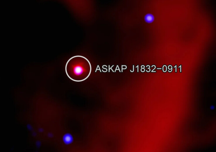 Radio- och röntgenobservationer av ASKAP-objektet. (Bildkälla: Wang et al. 2025)