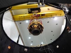 Rymdfarkosten Smile under testning (Bildkälla: ESA-M.Roos; beskuren)