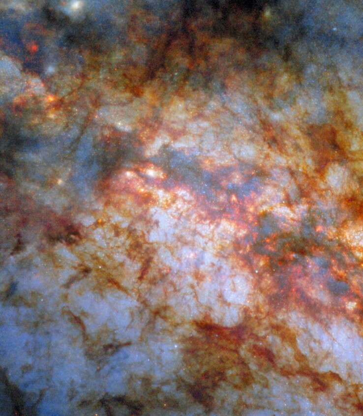 En bild av Messier 82 tagen av Hubble (Bildkälla: ESA/Hubble, NASA, och W. D. Vacca)